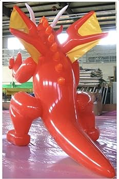 Amazon | レッドドラゴン フロート 空気ビニール風船 浮き輪 レア レア